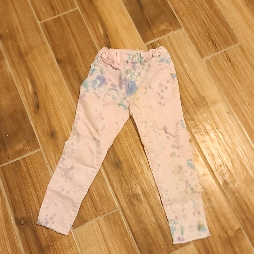 Tie dye jeans